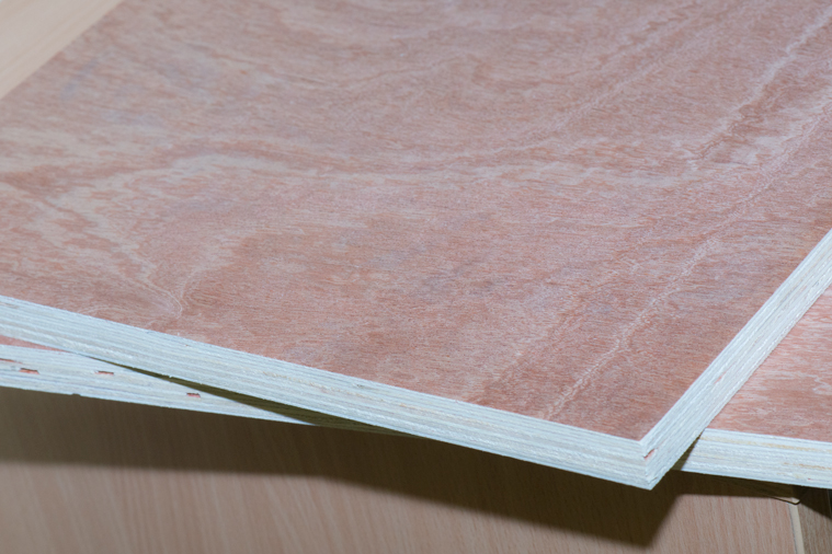 Sample of Chinese Red Faced Plywood - Peter Benson (Plywood) Limited